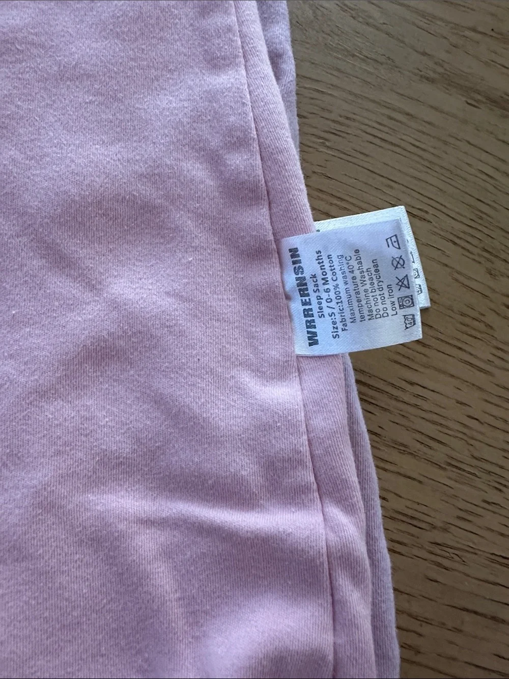 3 Pink Baby Sleep Sacks - Zip Front Sleeveless 0-6 months